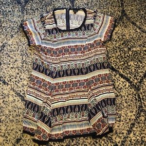 Torrid Short Sleeve Swing Dress with Fun Print